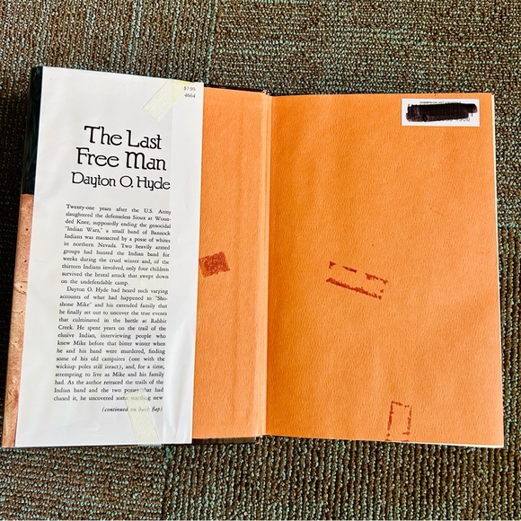 The Last Free Man Dayton O. Hyde Ex-Library Mylar Cover Hardcover DJ - Picture 2 of 13